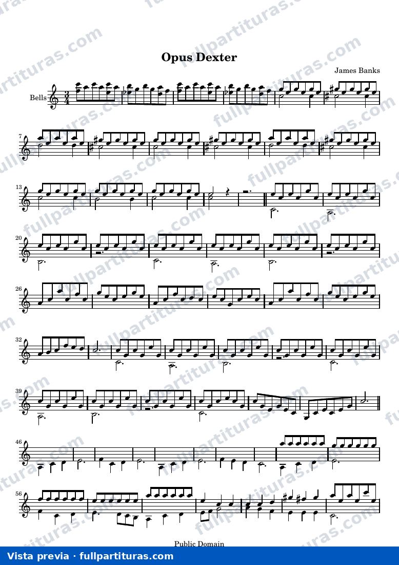 J. K. Banks - Opus Dexter in C major — preview