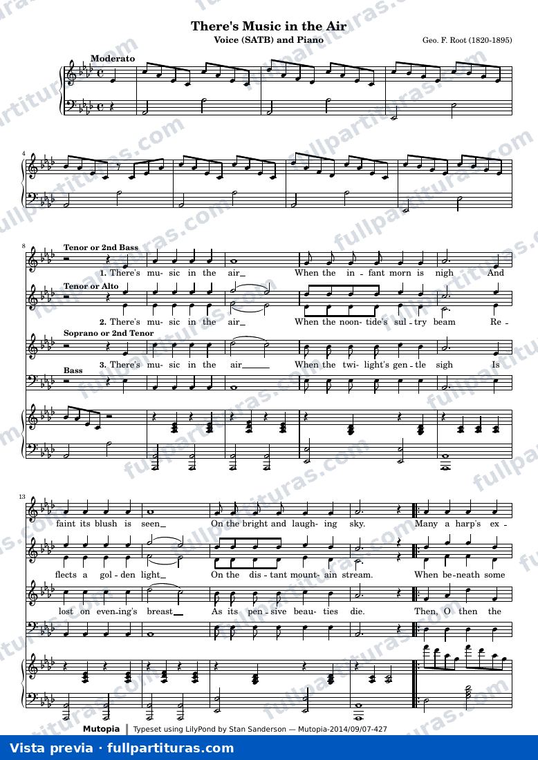 George Frederick Root - There's Music in the Air — preview