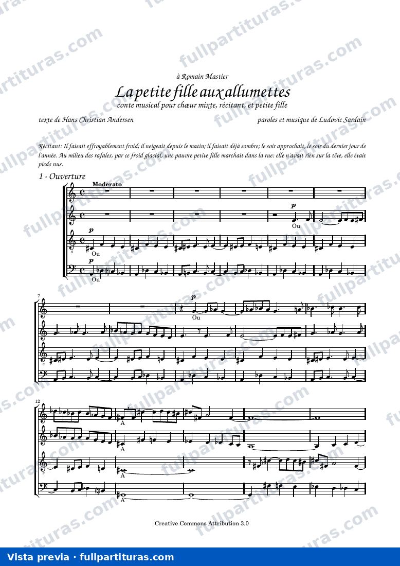 L. Sardain - La petite fille aux allumettes — preview
