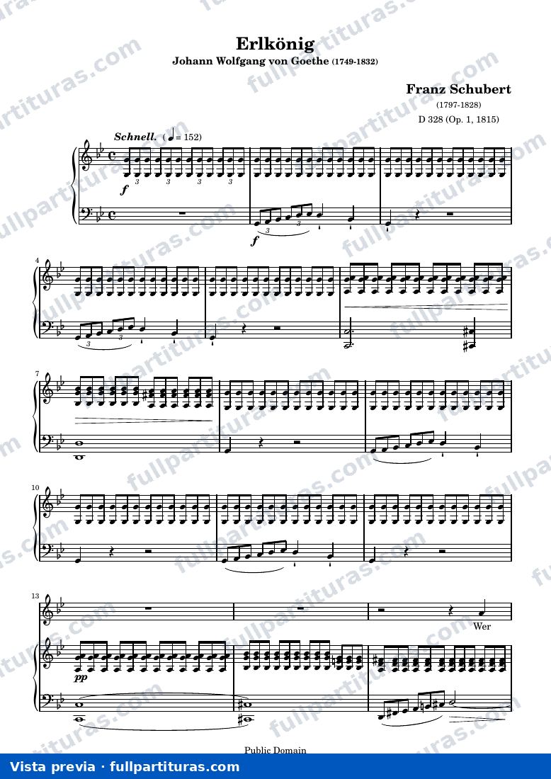 Franz Schubert - Erlkönig — preview