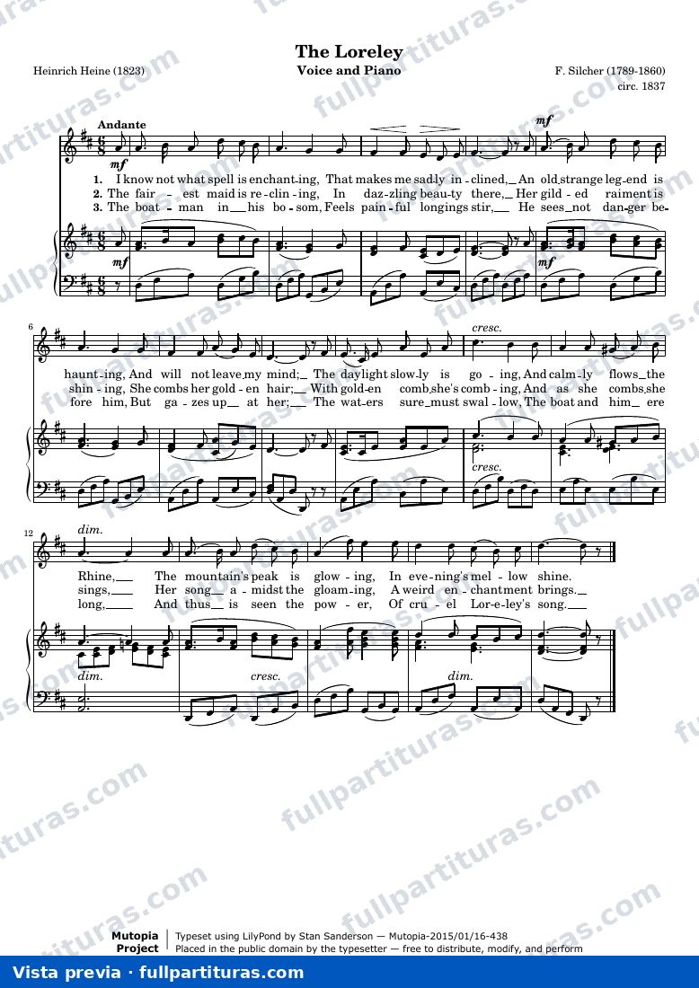 Friedrich Silcher - The Loreley — preview