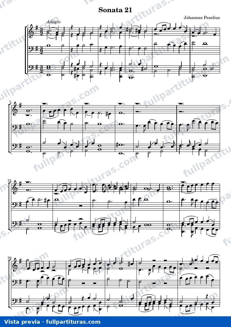 Johann Christoph Pezel - Sonata 21 — preview