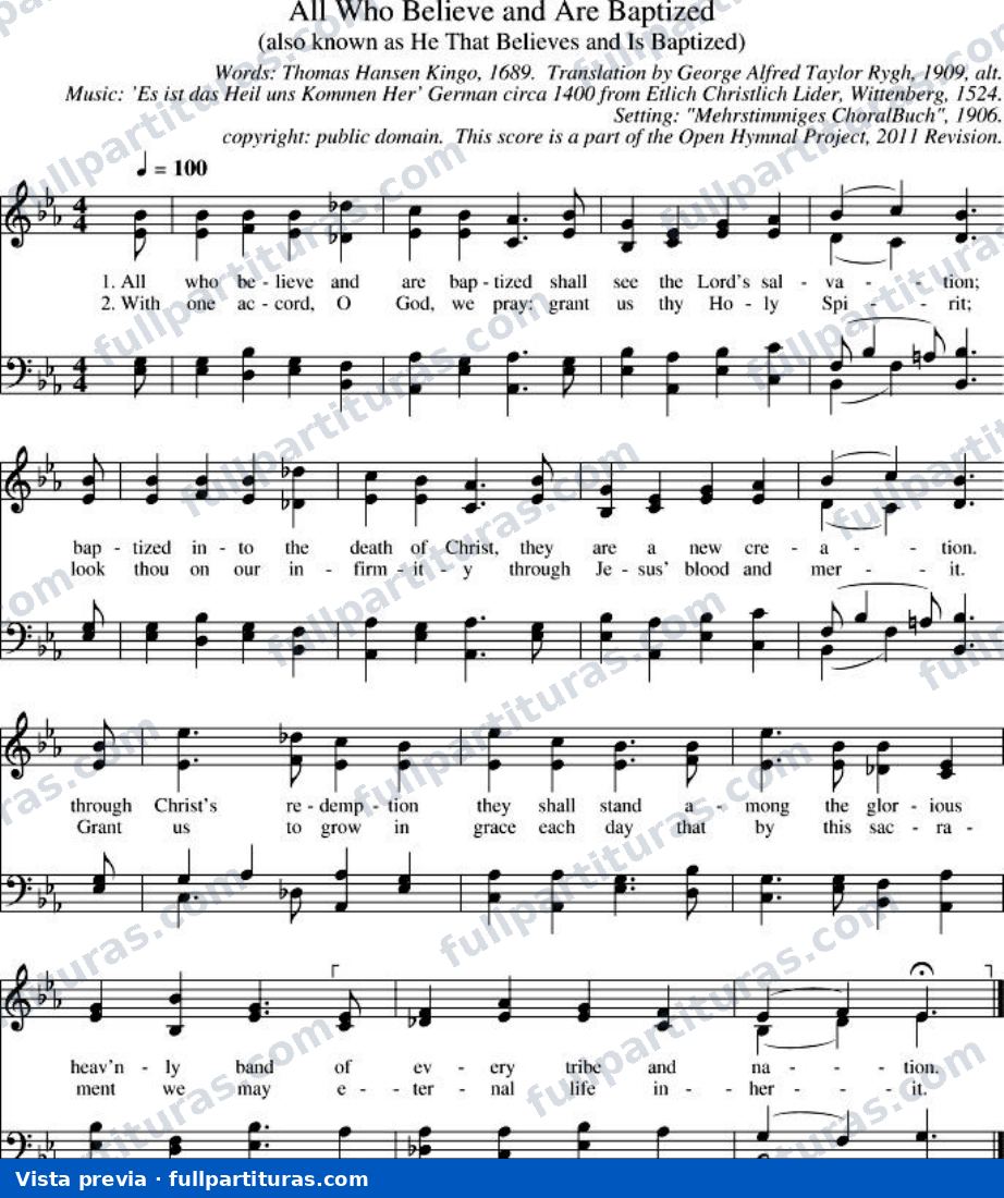 All Who Believe and Are Baptized — preview