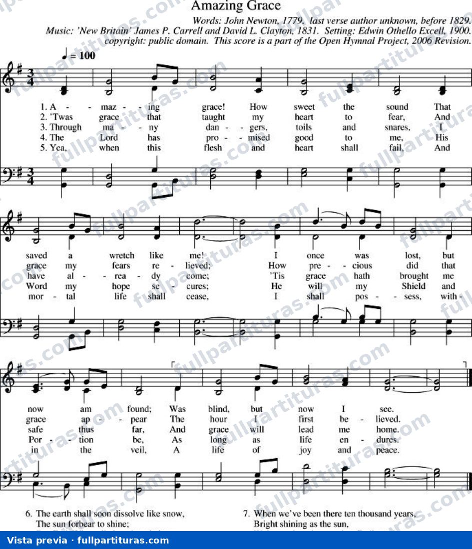 Amazing Grace (Sublime Gracia) — preview