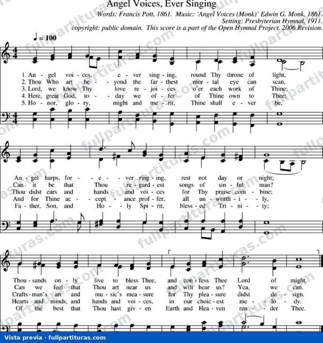 Angel Voices Ever Singing — preview