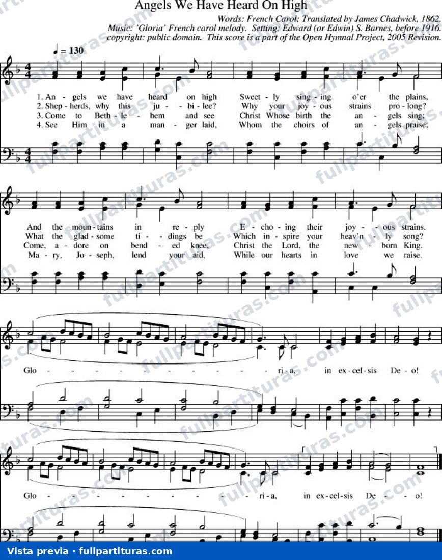 Angels We Have Heard On High (Angeles cantando estan) — preview