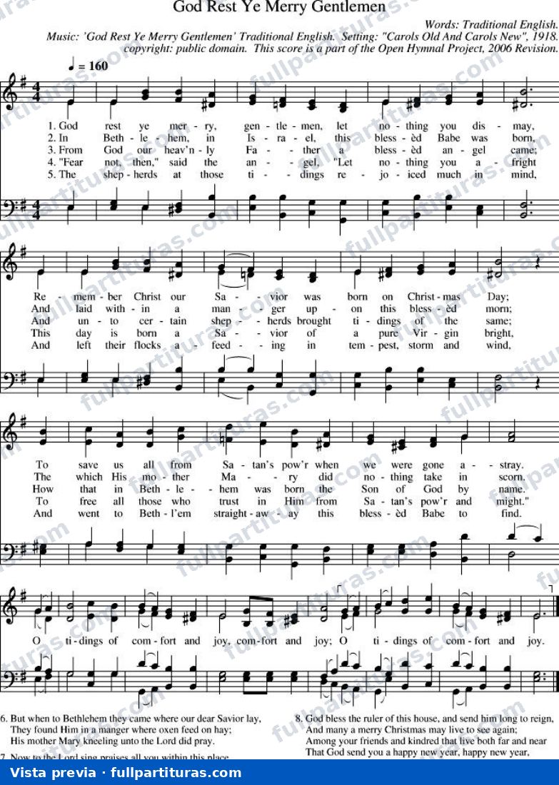God Rest Ye Merry, Gentlemen (Dios os guarde, caballeros) — preview