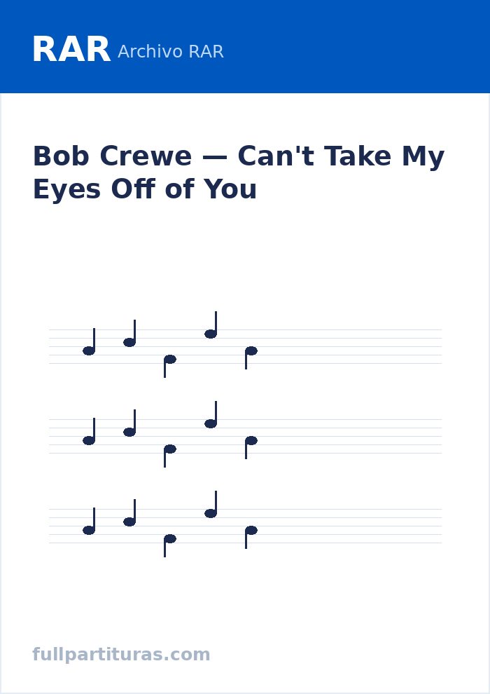 Can't Take My Eyes Off of You — Vorschau