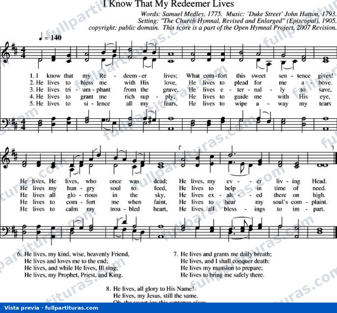 I Know That My Redeemer Lives (Yo sé que mi Redentor vive) — preview