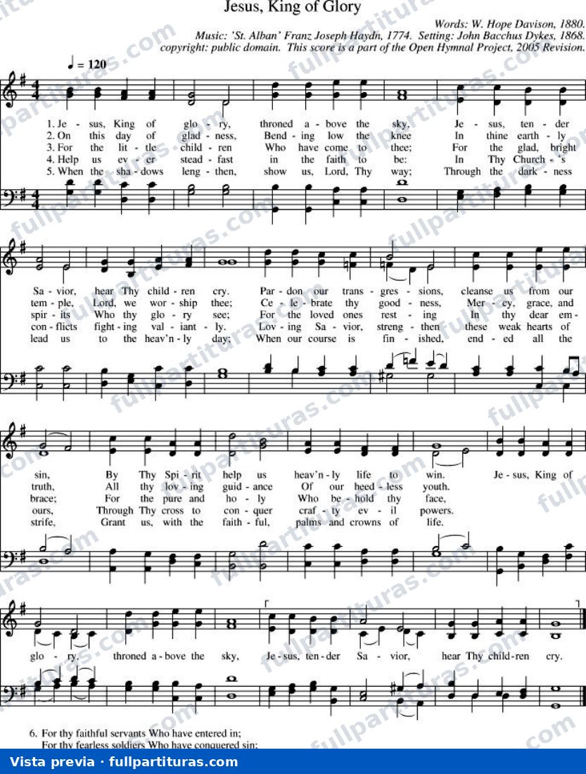 Jesus, King of Glory (Jesús, Rey de Gloria) — preview