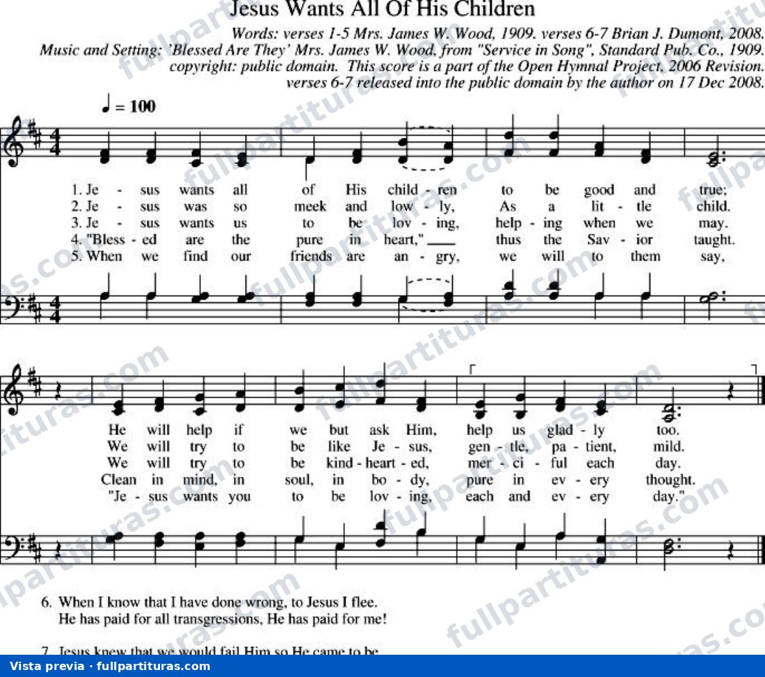 Jesus Wants All Of His Children — vista previa
