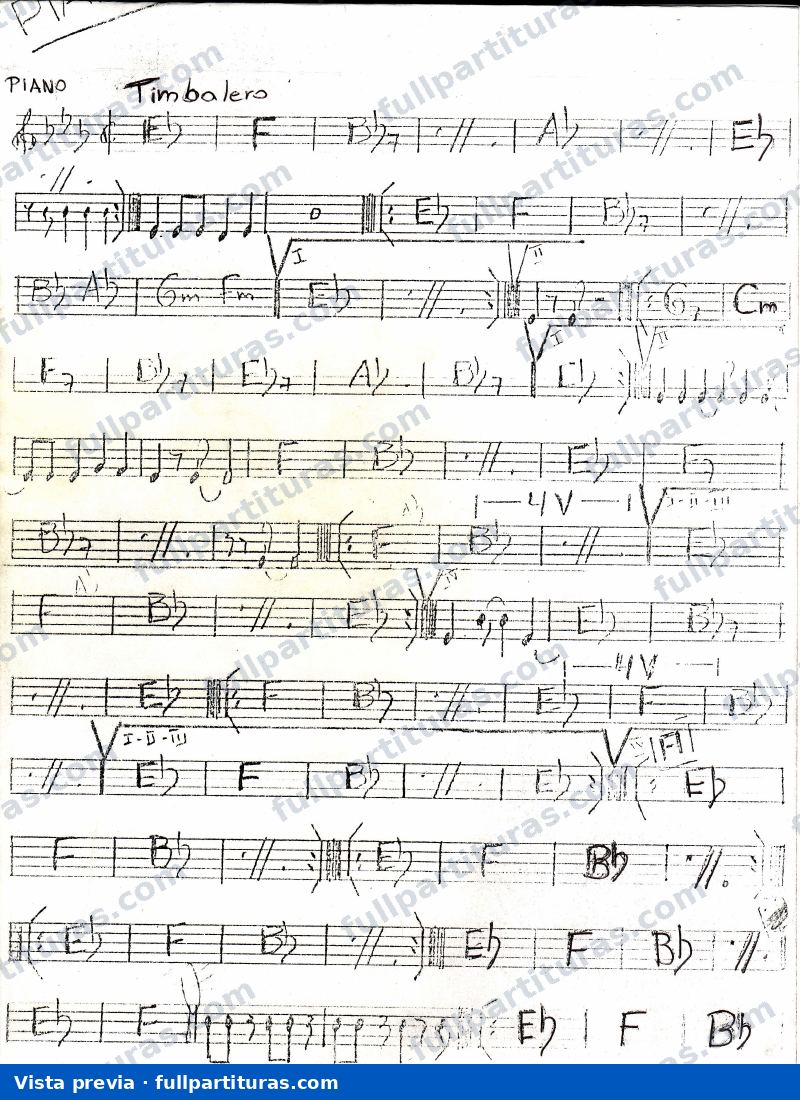 Timbalero — vista previa