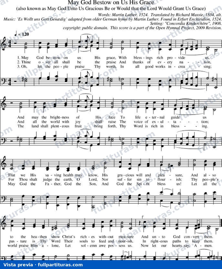 May God Bestow On Us His Grace — preview