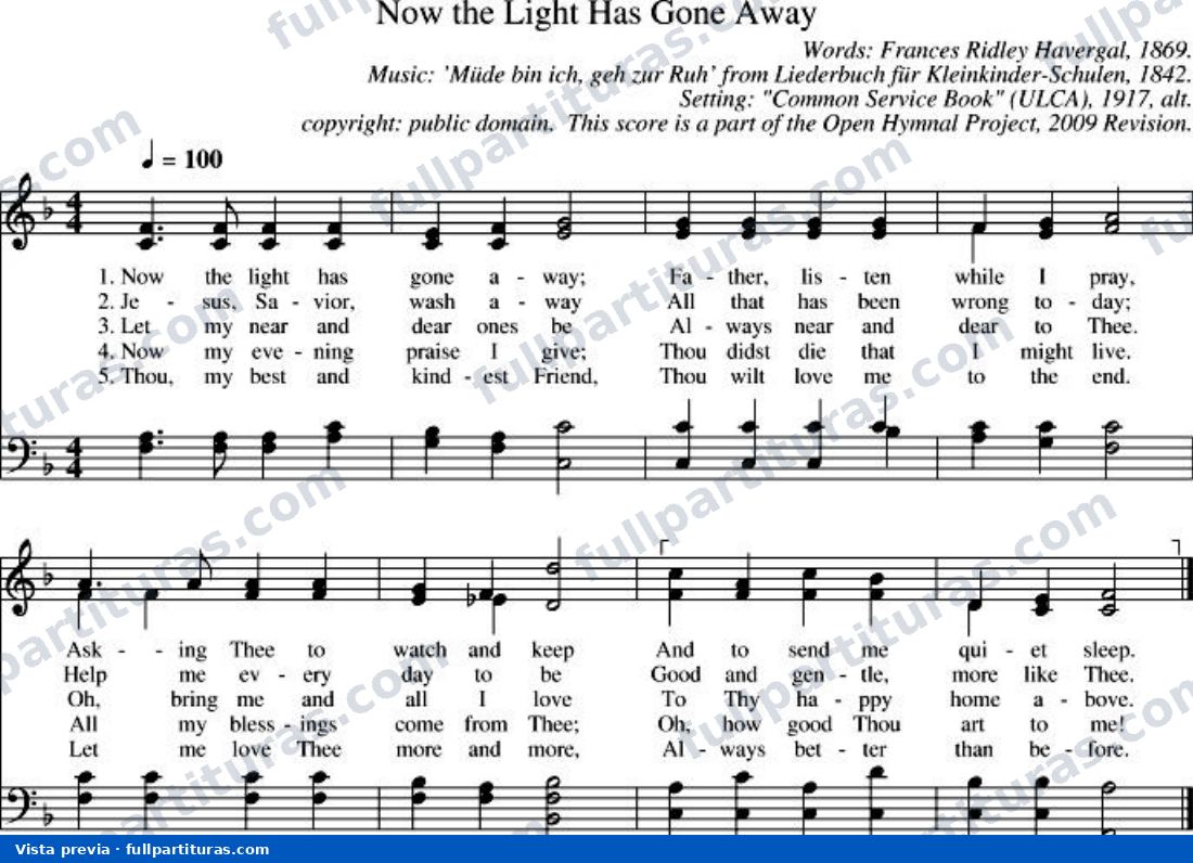 Now the Light Has Gone Away — preview