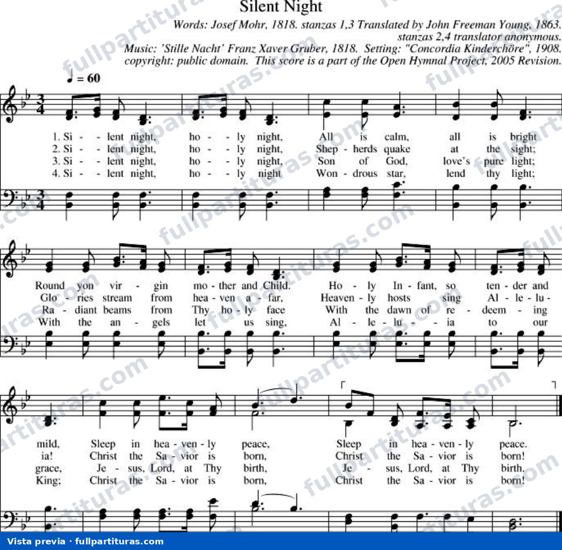 Silent Night (Noche de Paz) — preview