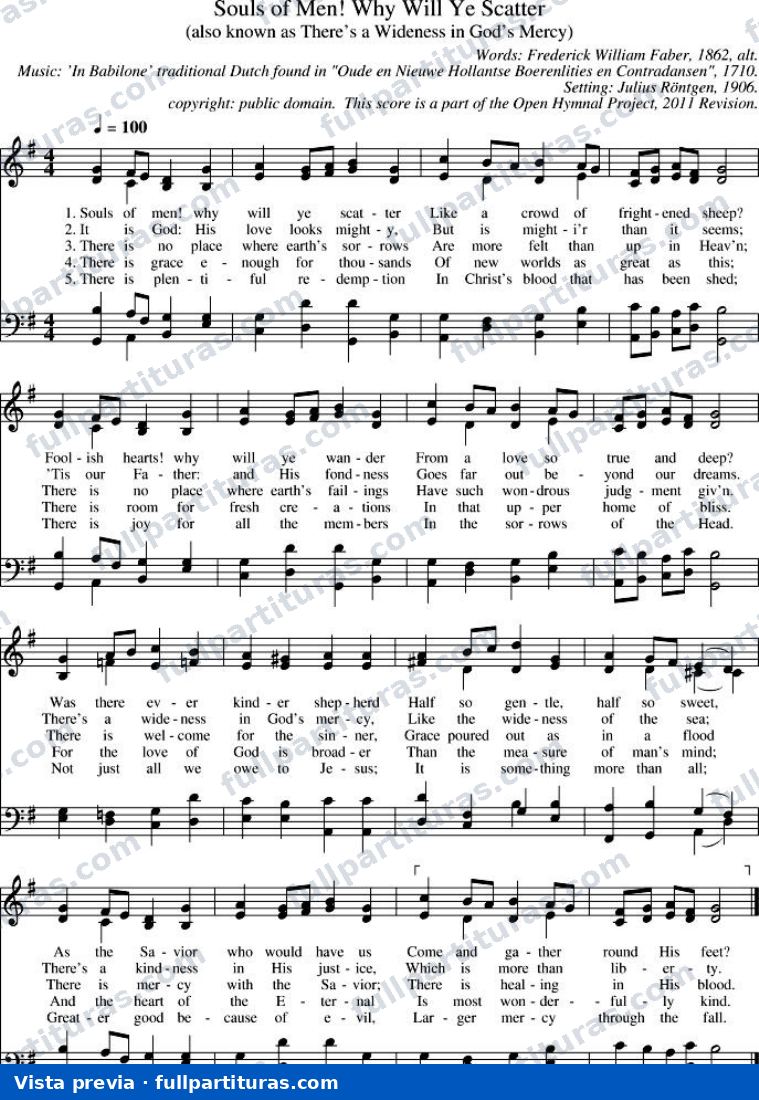 Souls of Men, Why Will Ye Scatter (Almas, por que se dispersam) — preview