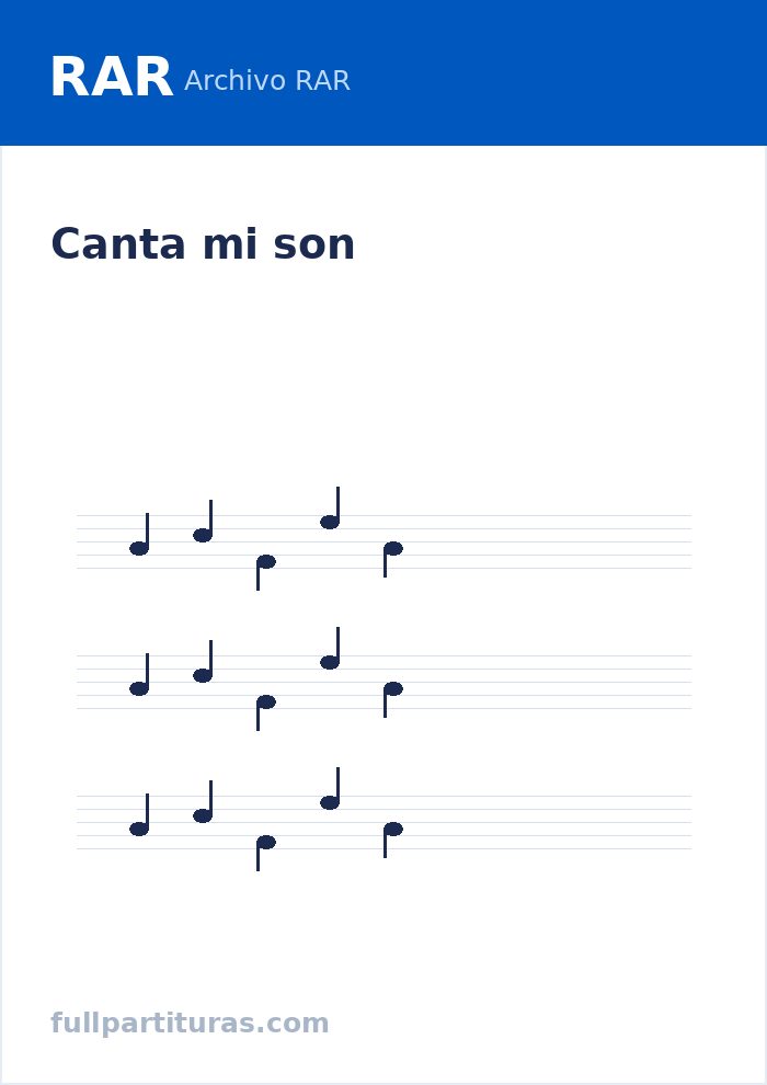 Canta mi son — Vorschau