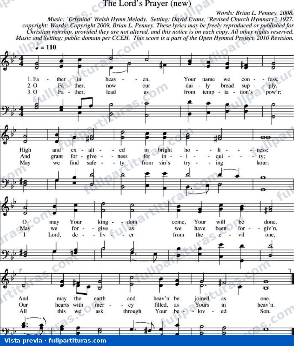 The Lord's Prayer (Padre Nuestro) — preview