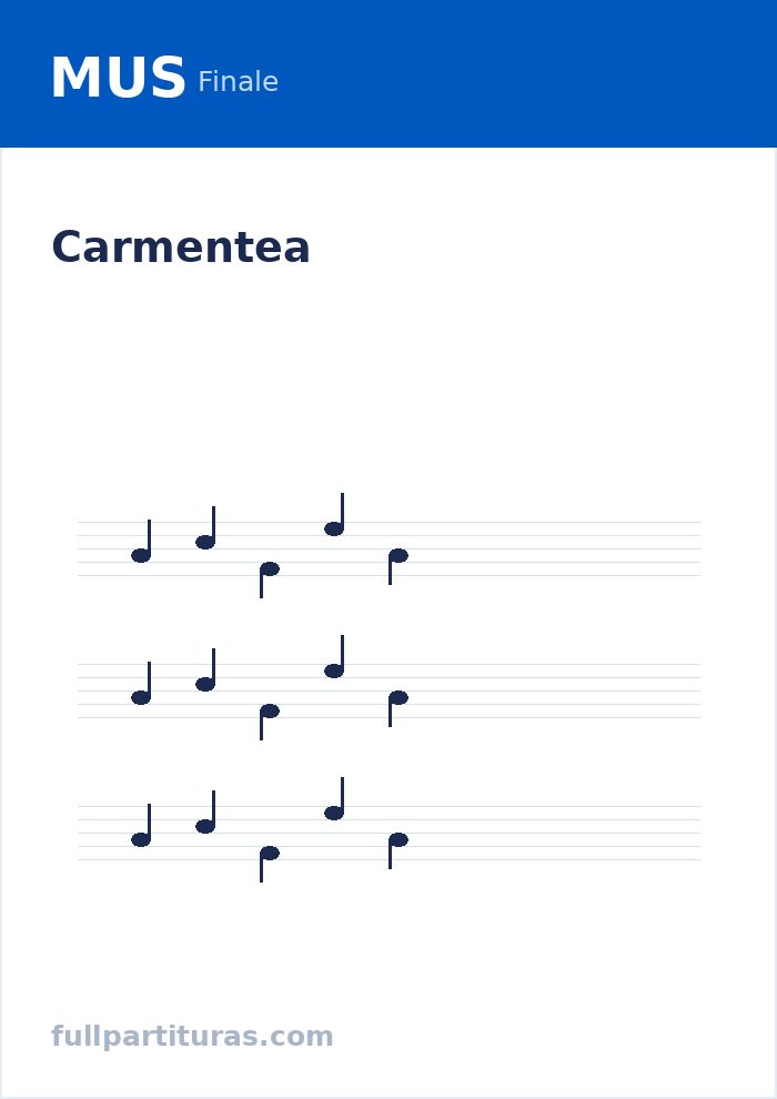 Carmentea — Vorschau