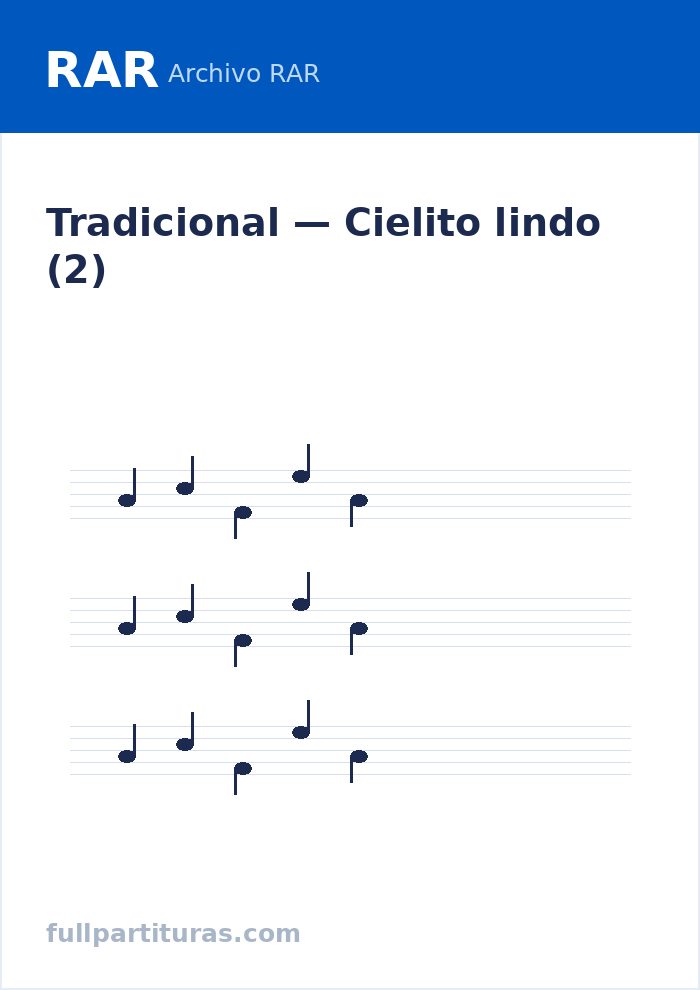 Cielito lindo (2) — vista previa