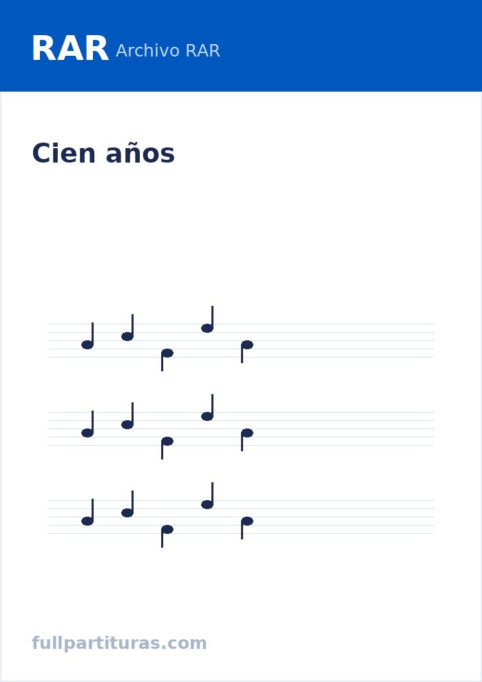 Cien años — Vorschau