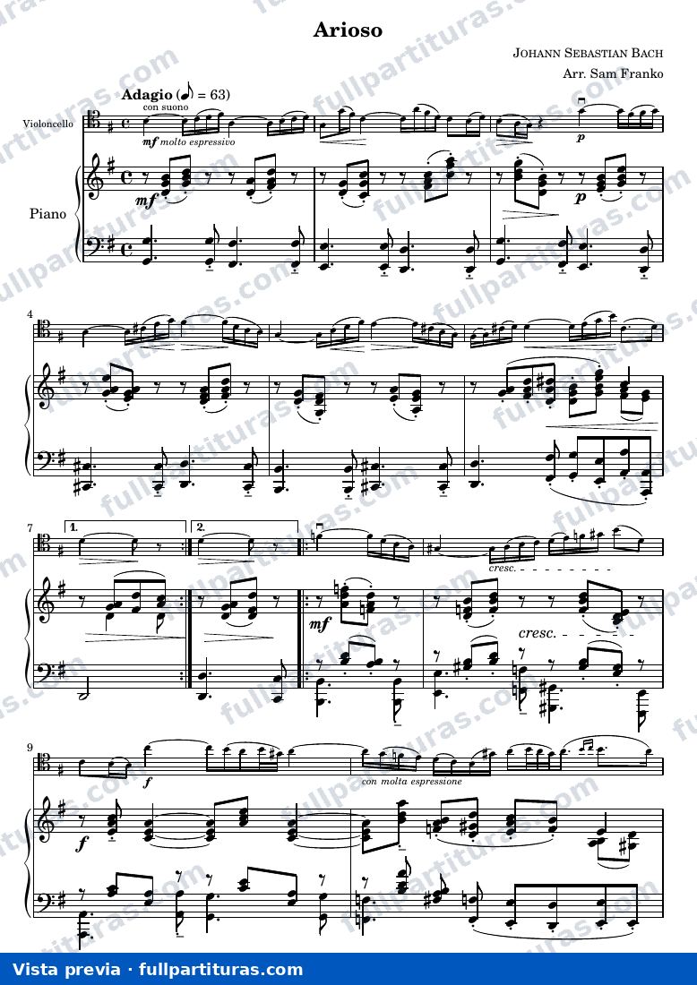 Johann Sebastian Bach - Arioso — preview