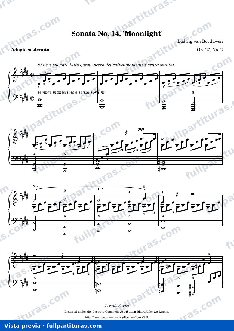 Ludwig van Beethoven - Sonata No. 14 “Moonlight” — preview