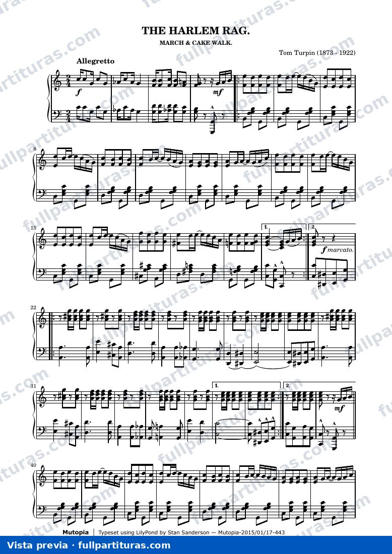 Tom Turpin - The Harlem Rag — preview