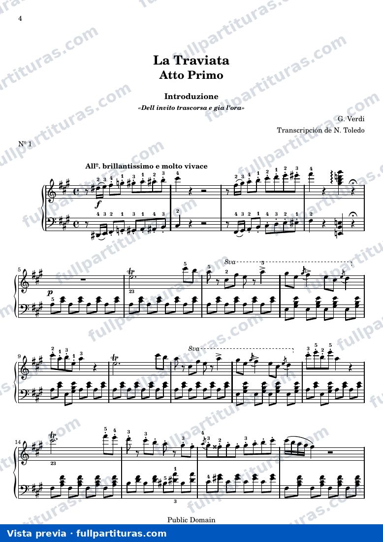 Giuseppe Verdi - La Traviata: Introduzione — vista previa