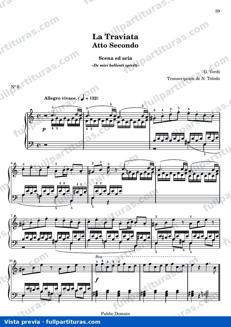 Giuseppe Verdi - La Traviata, N6 Scena ed aria — preview