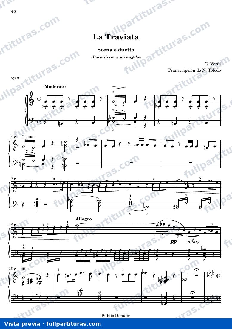 Giuseppe Verdi - La Traviata, N7 Scena e duetto — vista previa