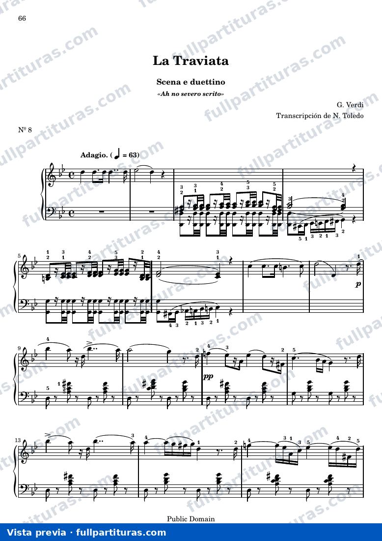 Giuseppe Verdi - La Traviata: N8 Scena e duettino — vista previa