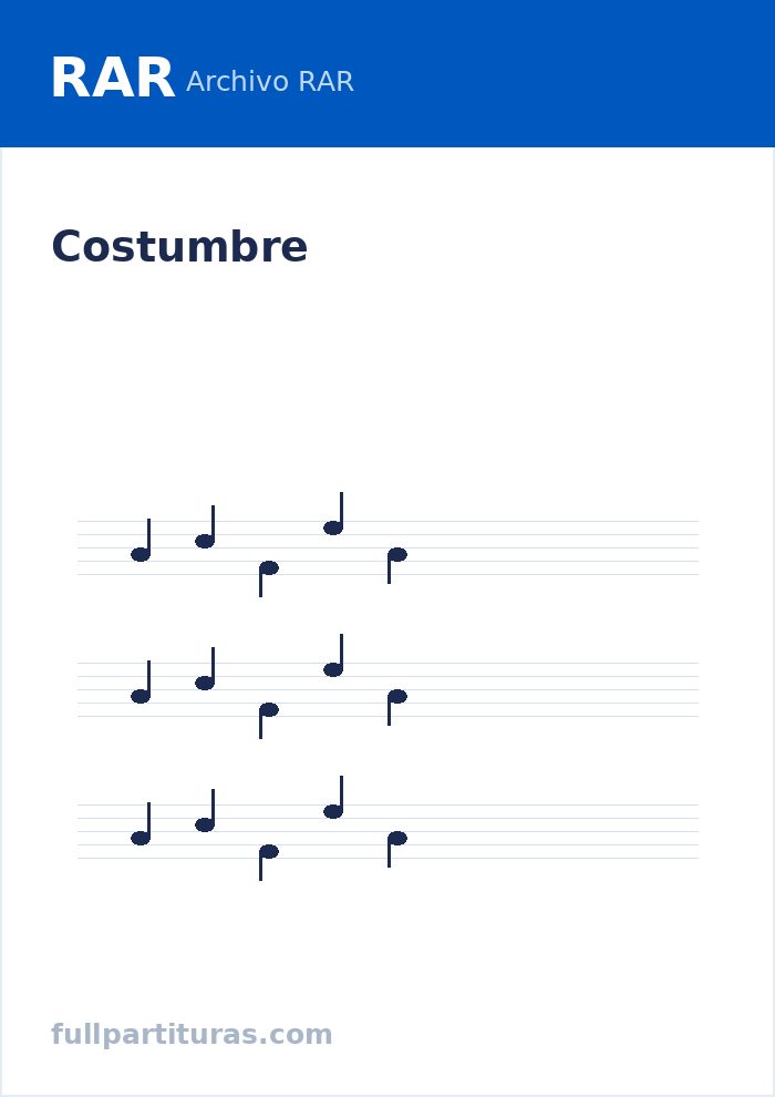 Costumbre — Vorschau