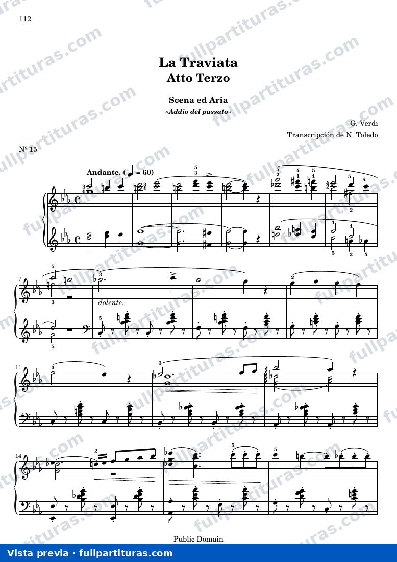 Giuseppe Verdi - La Traviata, N15 Scena ed Aria — preview