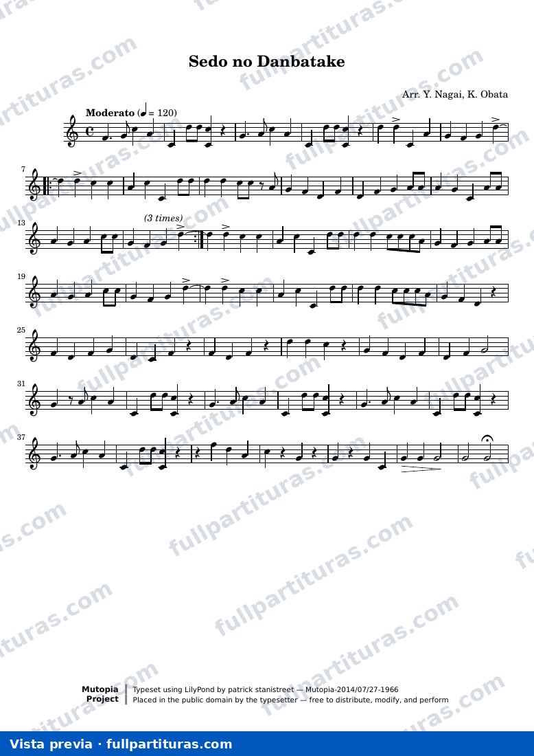 Tradicional - Sedo no Danbatake — preview