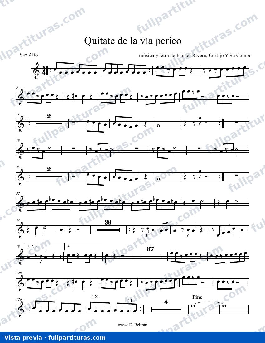 Quítate de la vía Perico — visualização