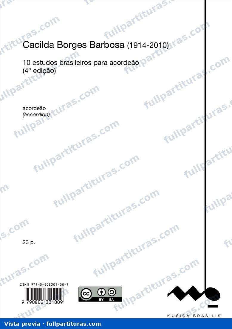 10 estudos brasileiros para acordeão — preview