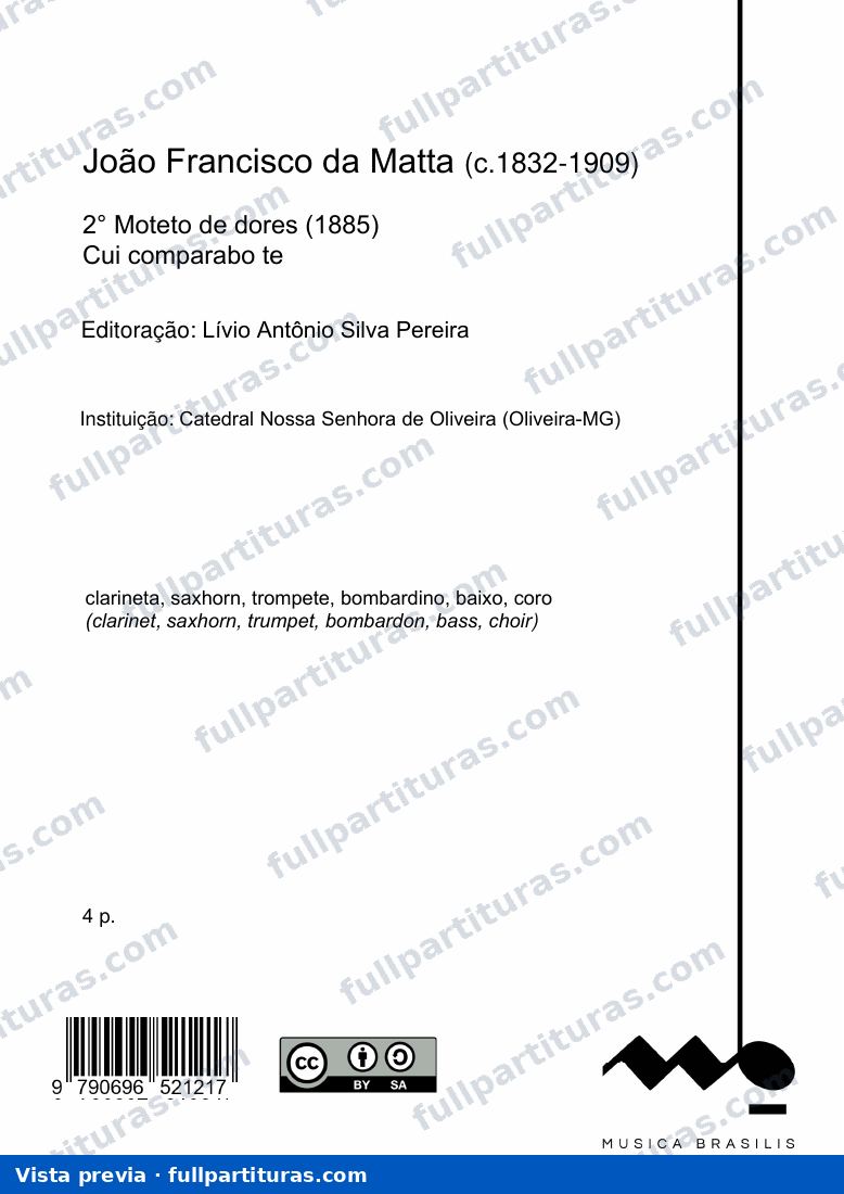 2° Moteto de dores — preview