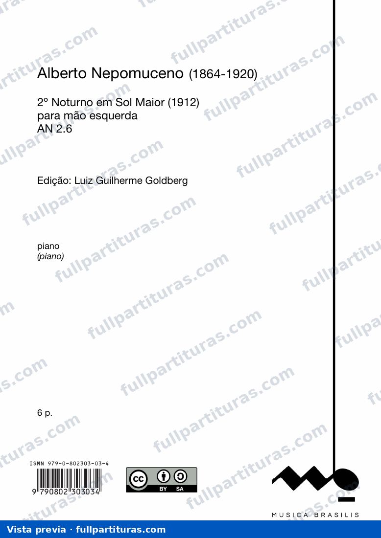 2º Noturno em Sol Maior — preview