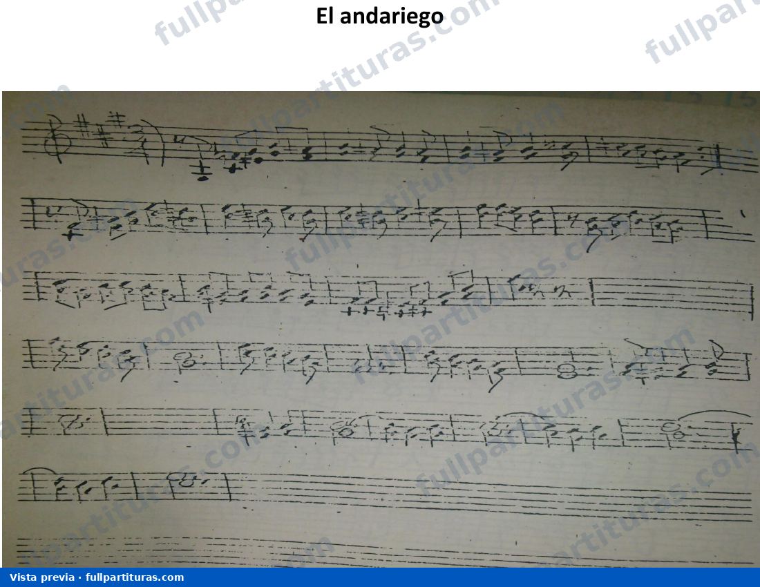 El Andariego — vista previa