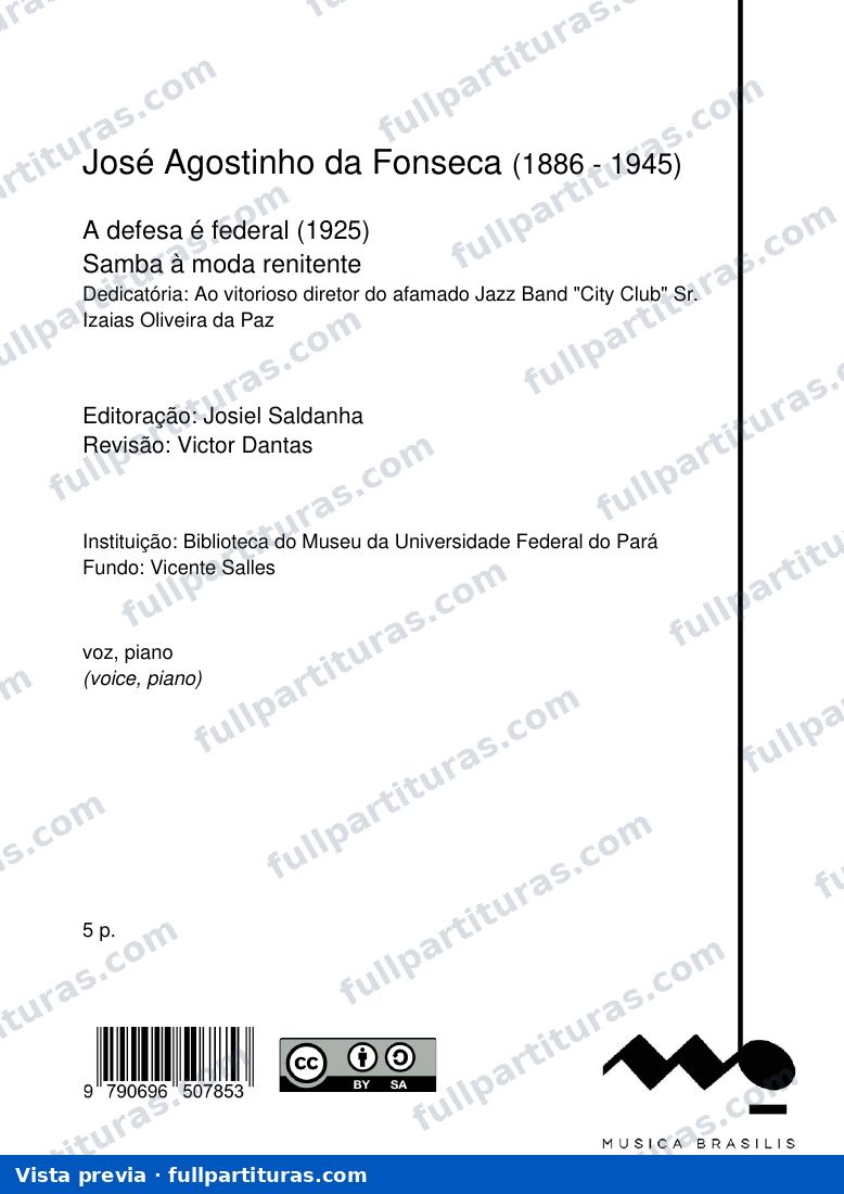 A defesa é federal — preview