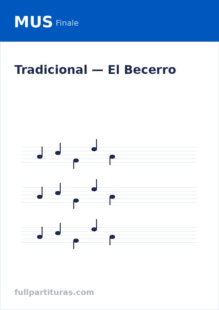 El Becerro — Vorschau