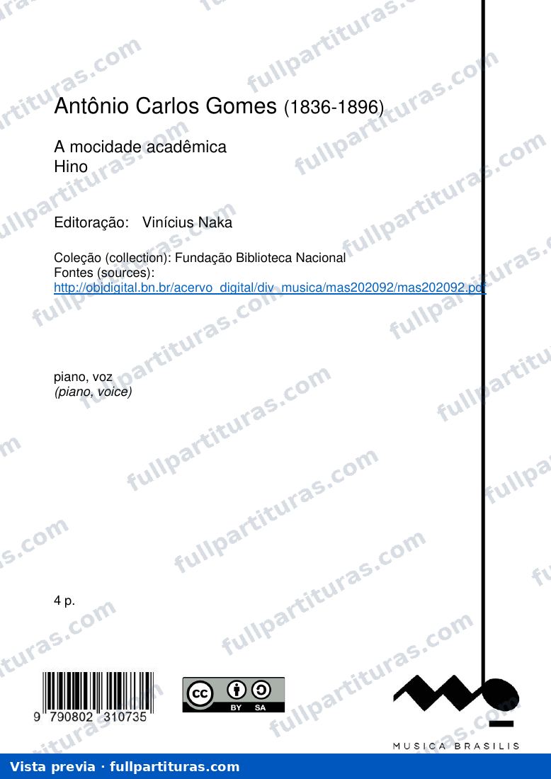 A mocidade acadêmica — vista previa