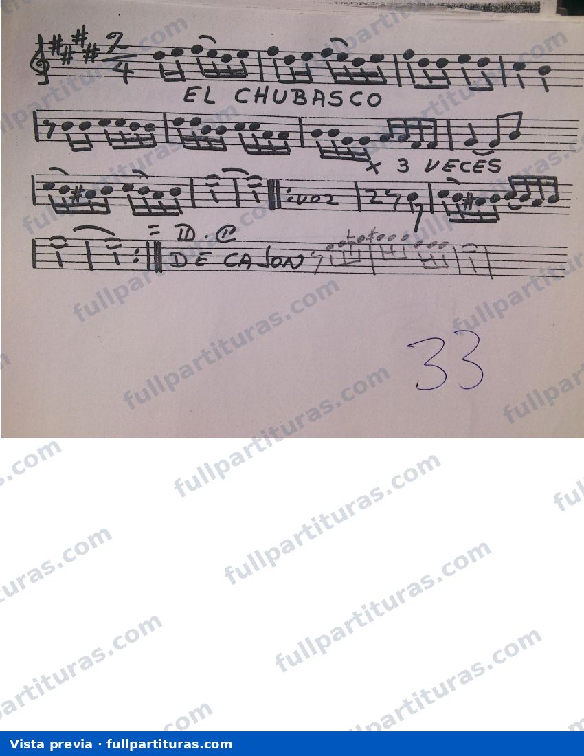 El chubasco — vista previa
