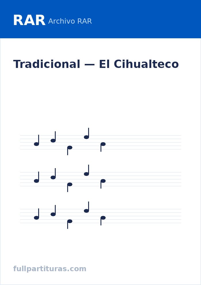 El Cihualteco — Vorschau