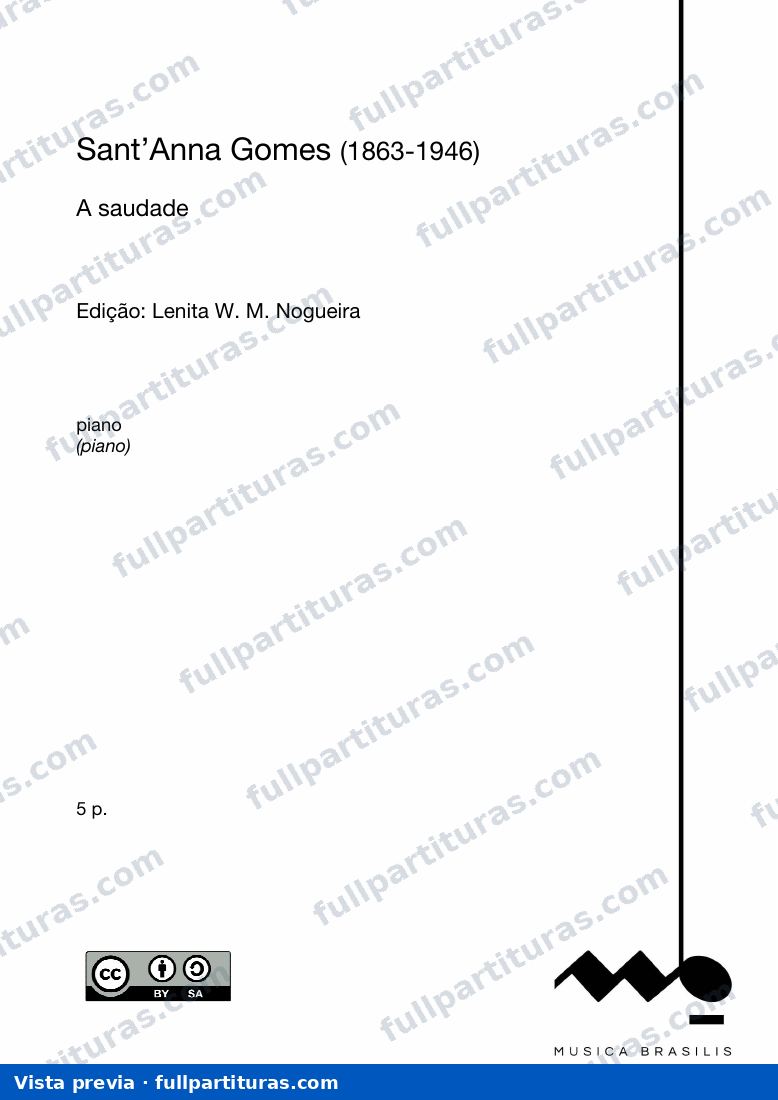 A saudade — preview