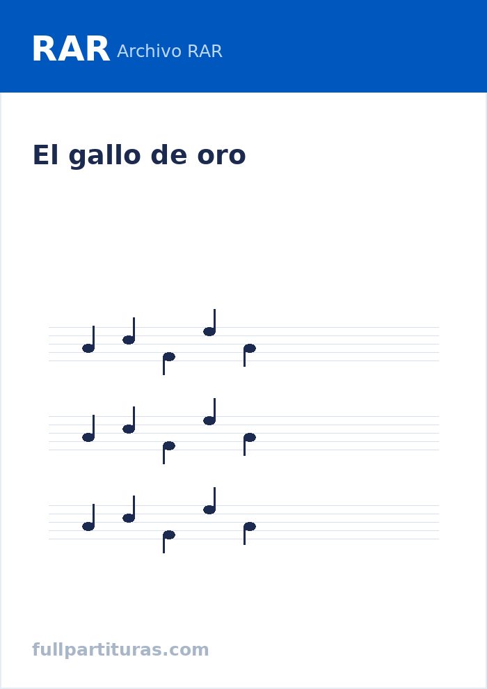 El gallo de oro — Vorschau