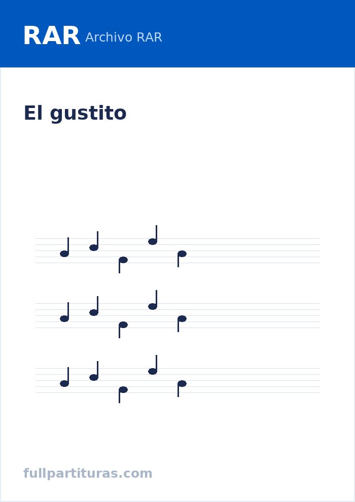 El gustito — Vorschau