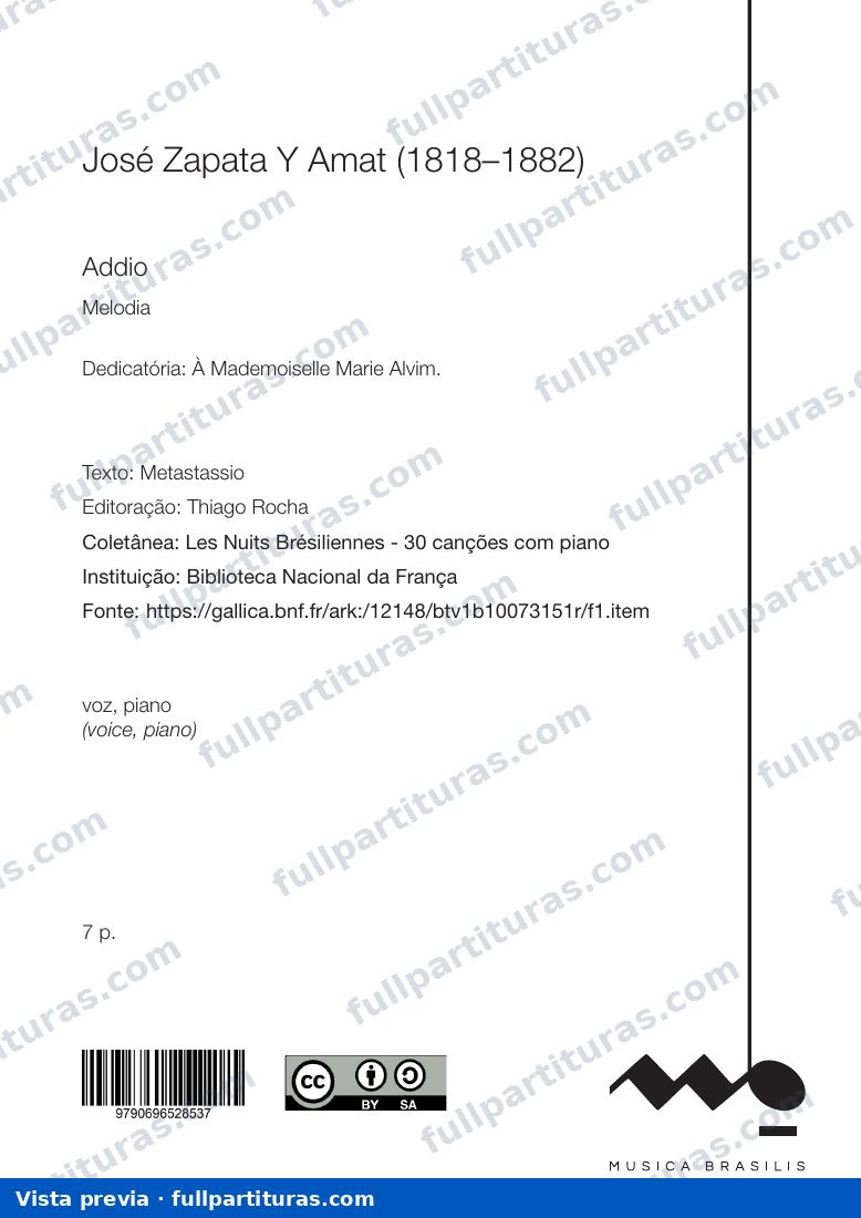 Addio — preview