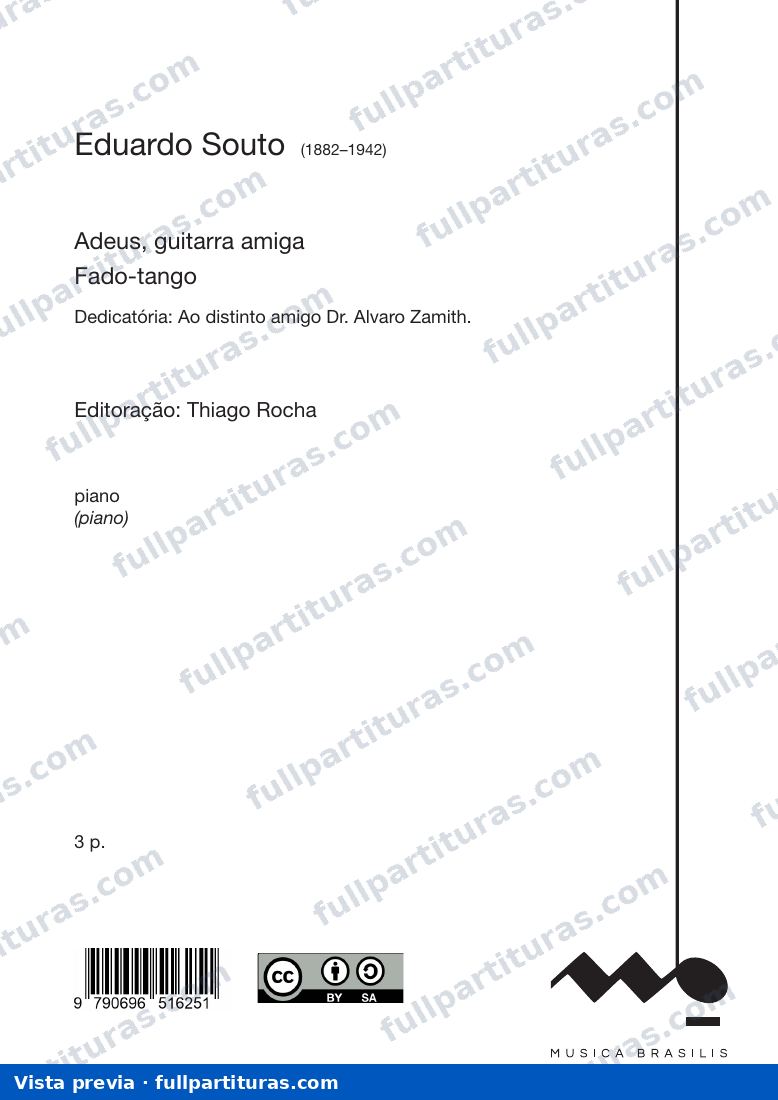Adeus, guitarra amiga — preview